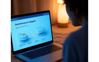Osoba sledujúca webinár o investovaní